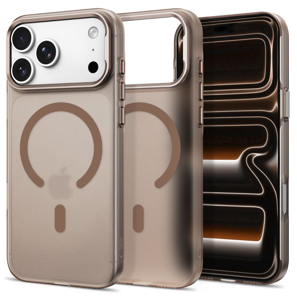 iPhone 18 Pro Max / 17 Pro Max Tech-Protect MagZero Case - MagSafe Compatible - Matte Desert Gold