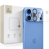 iPhone 18 Pro Max Tech-Protect Cam Fit+ Camera Lens Protector Glass - Transparent / Black