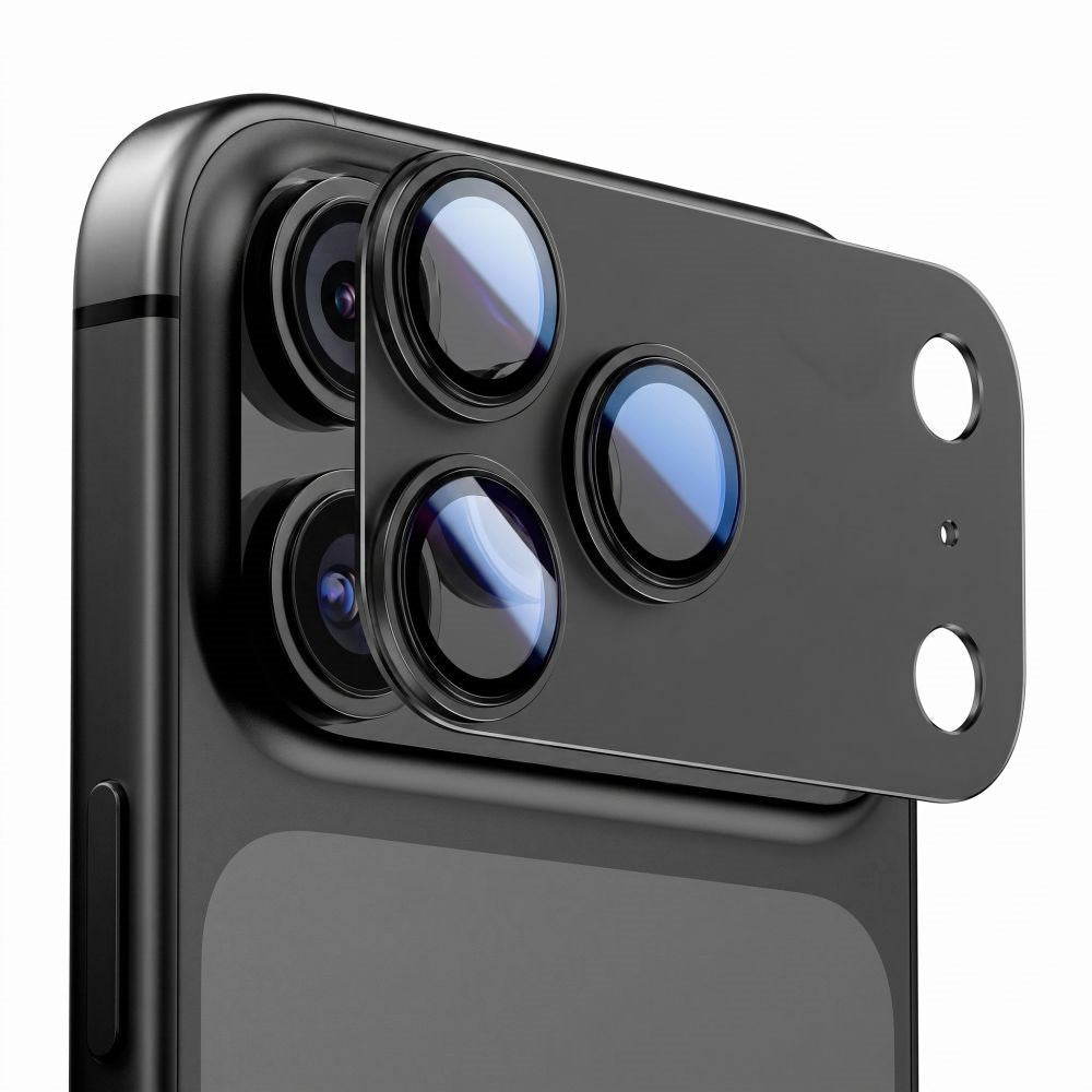 iPhone 18 Pro Tech-Protect CamFull Fit+ Camera Lens Protector Glass - Black