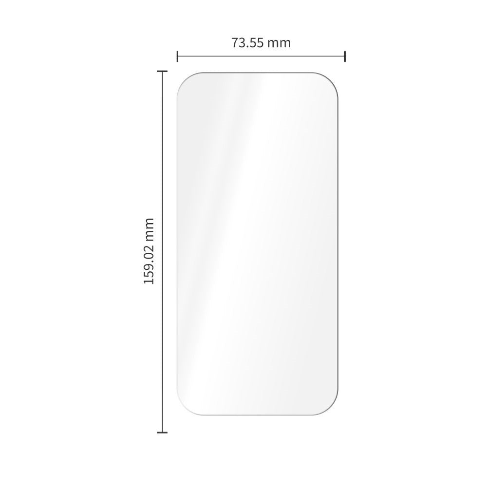 iPhone 18 Pro Max Tech-Protect Easy Set+ 3-in-1 Protection Set with Tempered Glass Screen Protector & Camera Lens Protector - Transparent