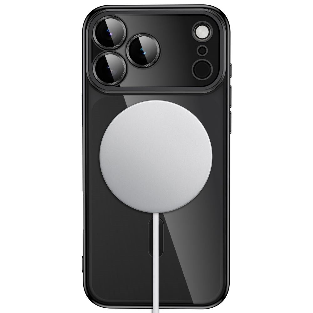 iPhone 18 Pro / 17 Pro Tech-Protect MagFlex Case - MagSafe Compatible - Black / Transparent