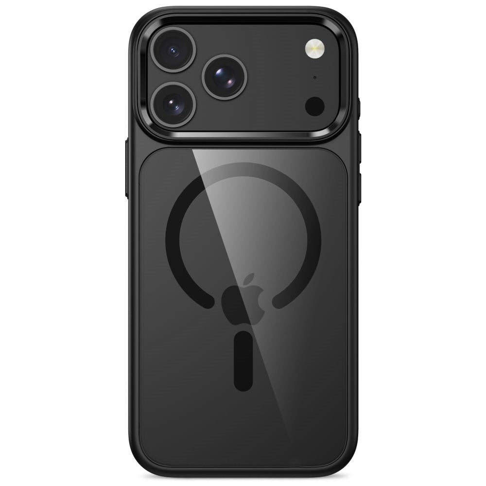 iPhone 18 Pro / 17 Pro Tech-Protect MagMat Case - MagSafe Compatible - Transparent / Black