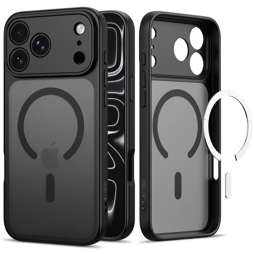 iPhone 17 Pro Max / 18 Pro Max Tech-Protect BasicMag Hybrid Case - MagSafe Compatible - Matte Black