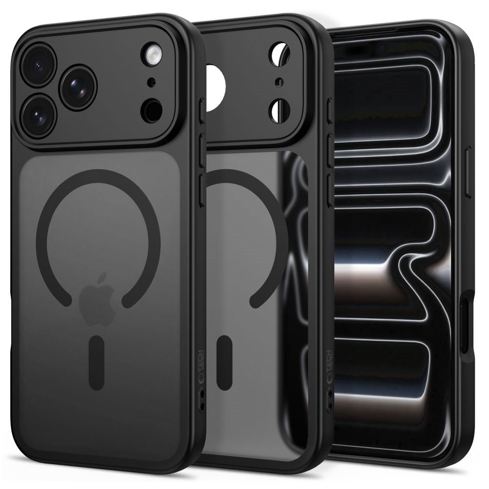 iPhone 17 Pro Max / 18 Pro Max Tech-Protect BasicMag Hybrid Case - MagSafe Compatible - Matte Black
