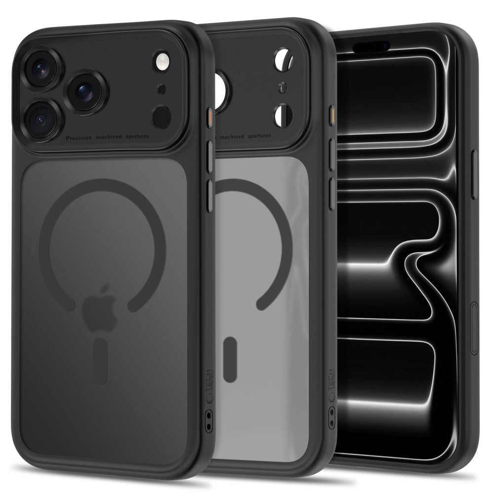 iPhone 18 Pro / 17 Pro Tech-Protect MagPeak Case - MagSafe Compatible - Matt Black