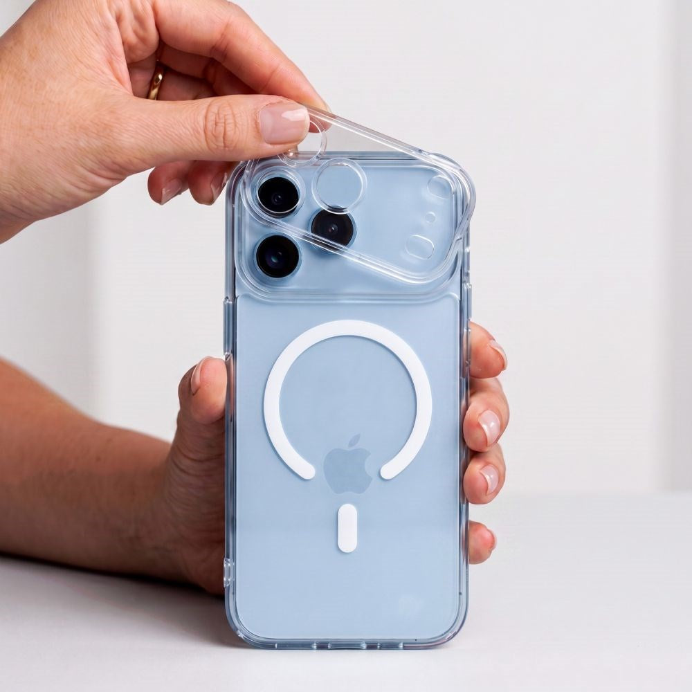 iPhone 18 Pro / 17 Pro Tech-Protect MagPeak CC Case - MagSafe Compatible - Transparent