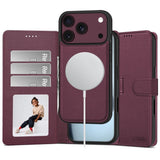 iPhone 18 Pro / 17 Pro Tech-Protect Wallet Flip Case - MagSafe Compatible - Red
