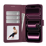 iPhone 18 Pro Max / 17 Pro Max Tech-Protect Wallet Flip Case - MagSafe Compatible - Red