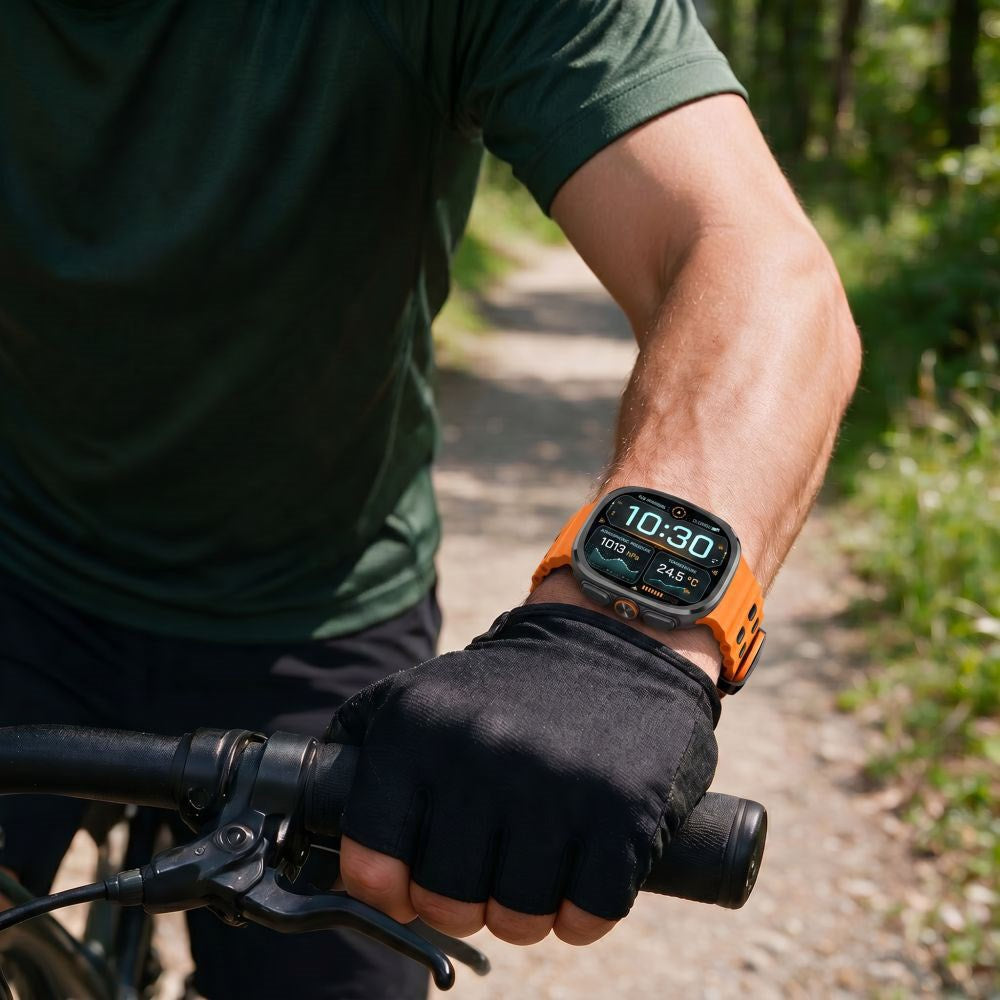 Samsung Galaxy Watch Ultra 2 / Ultra (47mm) Tech-Protect IconBand Pro Watch Band - Orange / Black