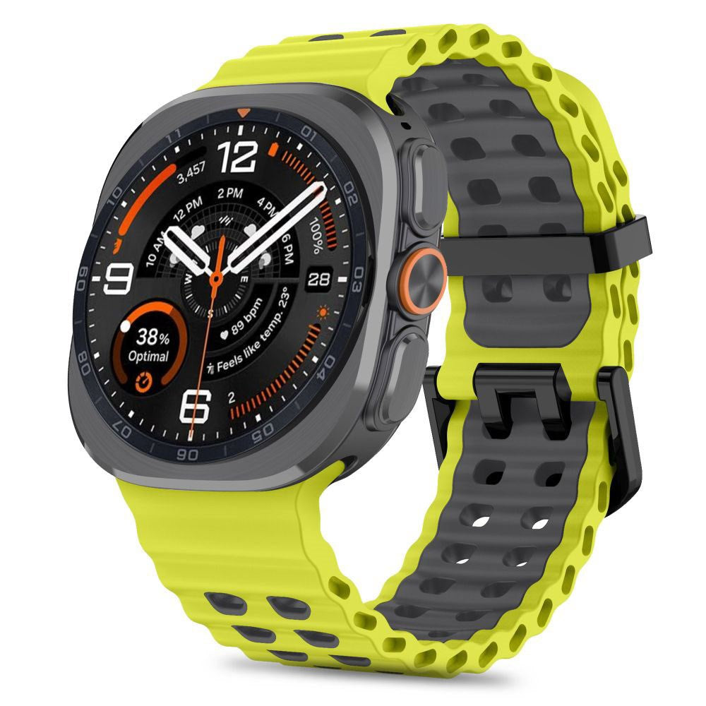 Samsung Galaxy Watch Ultra 2 / Ultra (47mm) Tech-Protect IconBand Pro Watch Band - Yellow / Black