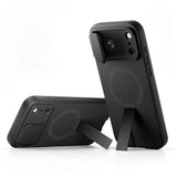 iPhone 18 Pro Max / 17 Pro Max Tech-Protect Kevlar Aura Case w. Stand Function and Cam Slider - MagSafe Compatible - Black