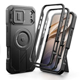 iPhone 18 Pro Max / 17 Pro Max Tech-Protect Kelvar Tough Case with Screen Protector and Camera Protector - MagSafe Compatible - Black