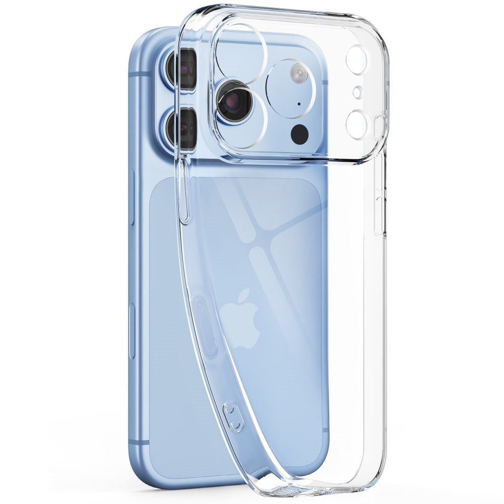 iPhone 18 Pro Max / 17 Pro Max Tech-Protect FlexAir Case with 2 Pcs. Screen Protectors - MagSafe Compatible - Transparent