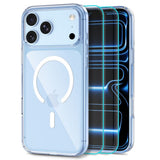 iPhone 18 Pro / 17 Pro Tech-Protect FlexAir Hybrid Case with 2 Pcs. Screen Protectors - MagSafe Compatible - Transparent