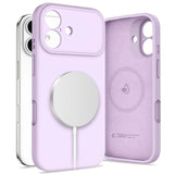 iPhone 17 Tech-Protect Silicone Case - MagSafe Compatible - Purple