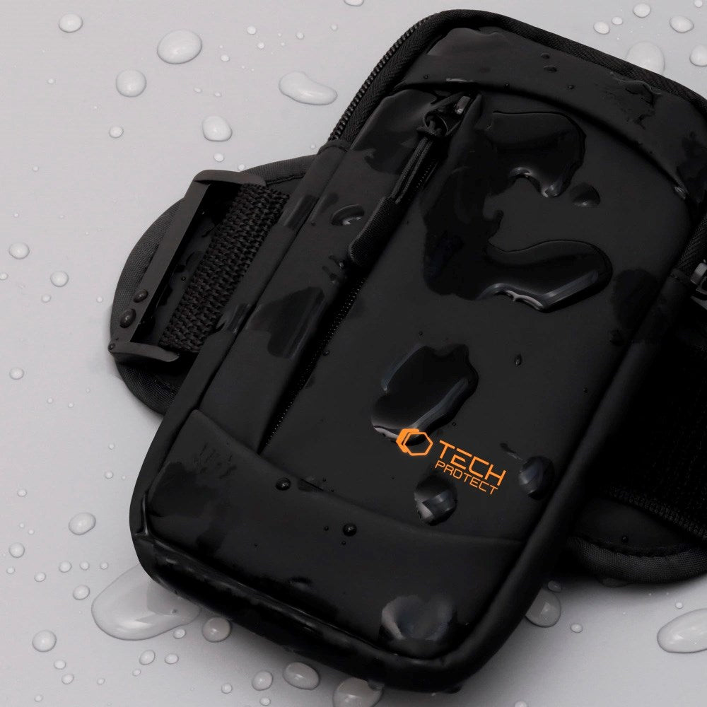 Tech-Protect Universal Running Armband - Black / Orange