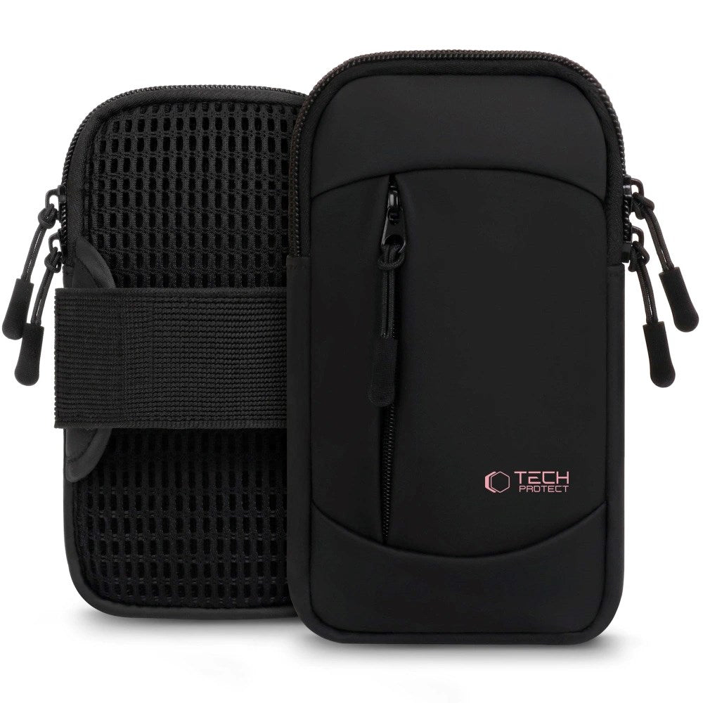 Tech-Protect Universal Running Armband - Black / Pink