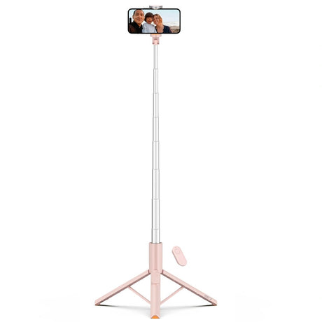 Tech-Protect Bluetooth Selfie Stick Tripod - Pink