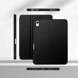 iPad 11" (2025) / 10.9" (2024 / 2022) Tech-Protect Canvas Flip Case with Pen Holder - Black
