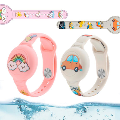 Tech-Protect AirTag Bracelet for Kids - 2 pcs - Multicolor