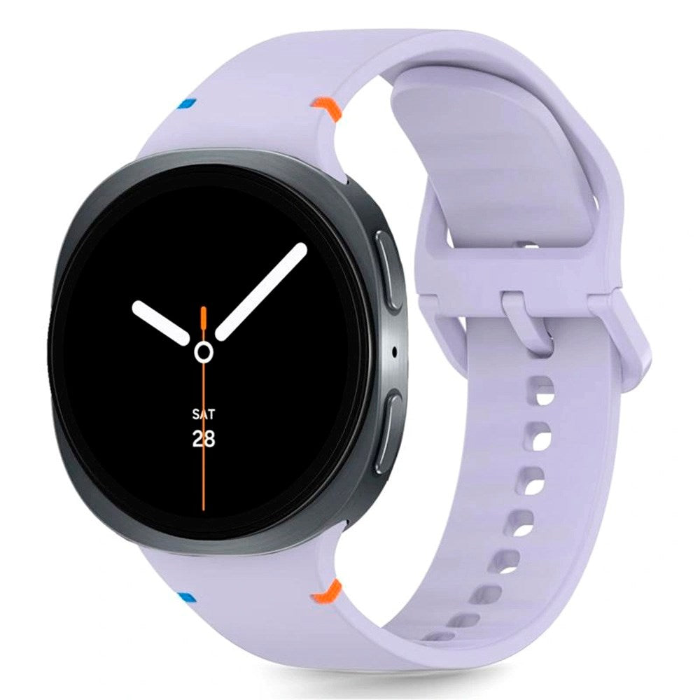 Samsung Galaxy Watch 8 / 8 Classic (40 / 44 / 46mm) Tech-Protect Silicone Strap - Elegant Purple