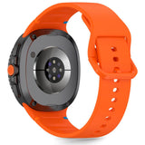 Samsung Galaxy Watch 8 / 8 Classic (40 / 44 / 46mm) Tech-Protect Silicone Strap - Sunburst Orange