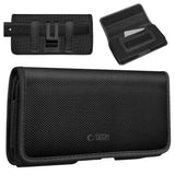 Tech-Protect Universal Nylon Phone Pouch - Dimensions (16.2 x 9 x 2.8 cm) - Black