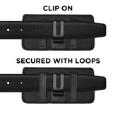 Tech-Protect Universal Nylon Phone Pouch - Dimensions (16.2 x 9 x 2.8 cm) - Black