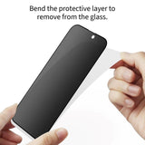 Samsung Galaxy S26+ (Plus) Tech-Protect Glass Spy+ Screen Protection Glass - Privacy Function - 2 pcs. - Transparent