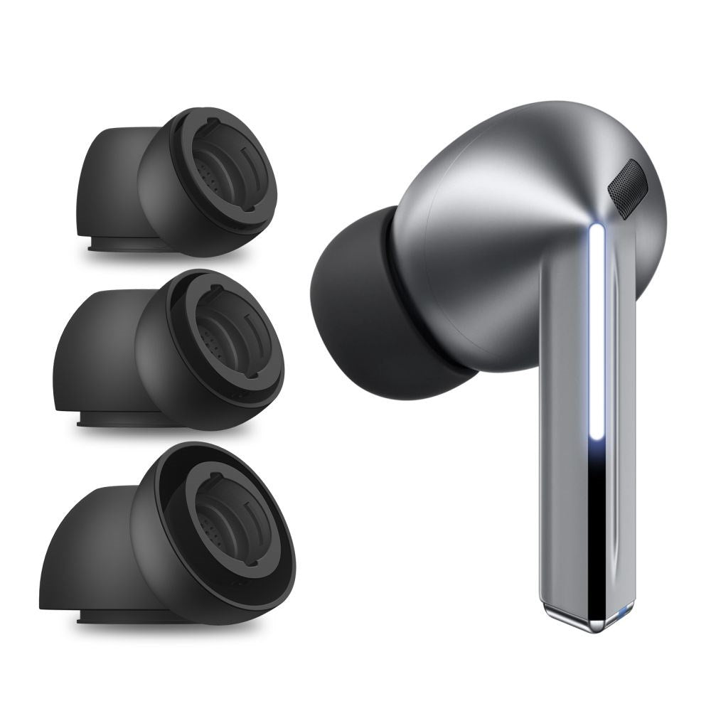 Samsung Galaxy Buds4 Pro / 3 Pro Tech-Protect Set of Ear Tips - S / M / L - Black