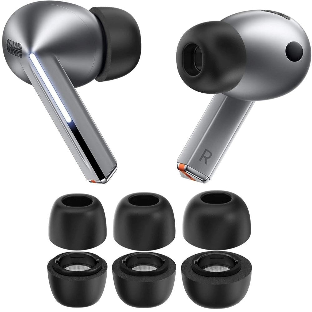 Samsung Galaxy Buds4 Pro / 3 Pro Tech-Protect Set of Ear Tips - S / M / L - Black