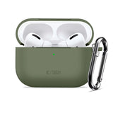 Apple AirPods Pro (3rd gen.) Tech-Protect Silicone Hook Case - Green