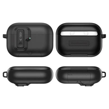 Apple AirPods Pro (3rd gen.) Tech-Protect Slim Hook Case - Black