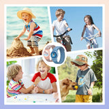 Tech-Protect Nylon - Apple Airtag Strap for Kids - Blue / Astronaut