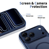 iPhone 17 Pro Max Tech-Protect Magpeak Case - MagSafe Compatible - Matte Deep Blue