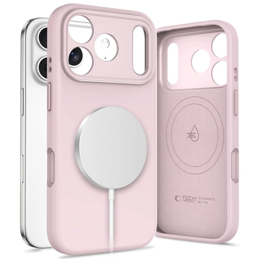 iPhone 17 Pro Tech-Protect Uniq Hybrid Case - MagSafe Compatible - Pink