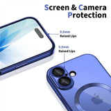 iPhone 17 Tech-Protect MagFlex Case - MagSafe Compatible - Blue / Transparent