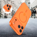 iPhone 17 Pro Max Tech-Protect BasicMag Hybrid Case - MagSafe Compatible - Matte Orange