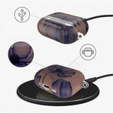 Apple AirPods Pro (3. Gen.) Tech-Protect Lamano Deksel with Keychain - Velvet Night