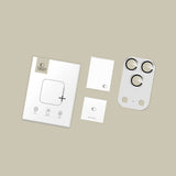 iPhone 17 Pro Tech-Protect Cam Fit+ Camera Lens Protector Glass - Silver