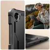 Samsung Galaxy Tab A11+ (Plus) / A9+ (Plus) Tech-Protect Kevlar Pro Case with Built-in Screen Protector - Black
