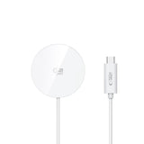 Tech-Protect 25W Qi2 Magnetic Wireless Charger - MagSafe Compatible - White