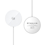 Tech-Protect 25W Qi2 Magnetic Wireless Charger - MagSafe Compatible - White
