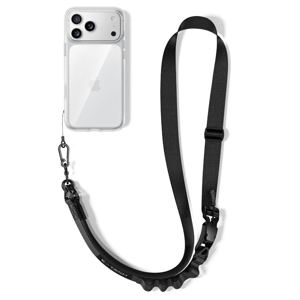Tech-Protect Rope Crossbody Strap - Black
