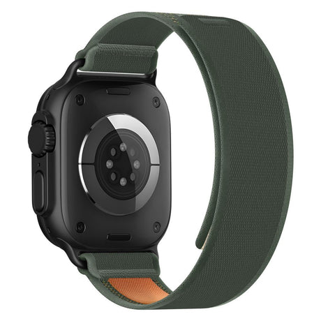 Apple Watch (44/SE/45/46/49Mm) Tech-Protect Nylon Elite Strap - Green / Orange