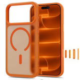 iPhone 18 Pro / 17 Pro Tech-Protect MagMat Case - MagSafe Compatible - Matte Orange