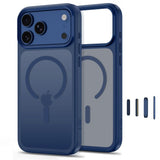 iPhone 18 Pro Max / 17 Pro Max Tech-Protect MagMat Case - MagSafe Compatible - Matte Dark Blue