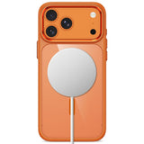 iPhone 18 Pro Max / 17 Pro Max Tech-Protect MagMat Case - MagSafe Compatible - Transparent / Orange
