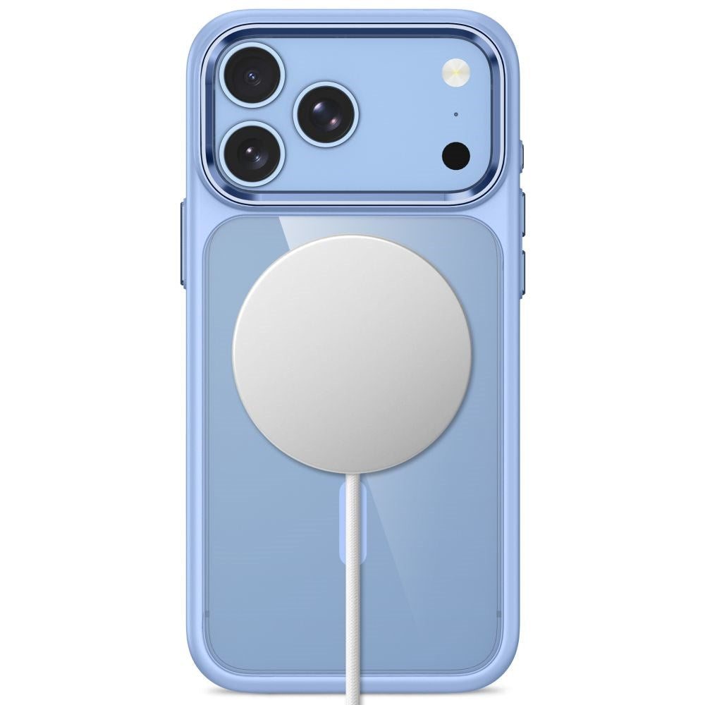 iPhone 18 Pro Max / 17 Pro Max Tech-Protect MagMat Case - MagSafe Compatible - Transparent / Light Blue