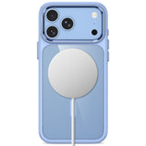 iPhone 18 Pro Max / 17 Pro Max Tech-Protect MagMat Case - MagSafe Compatible - Transparent / Light Blue